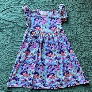 Charming Blue Princess Dress for Kids